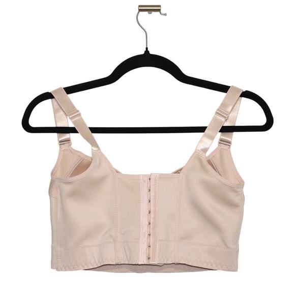 Back Smoothing Bra Full Coverage Size 36DD Beige - Picture 4 of 6